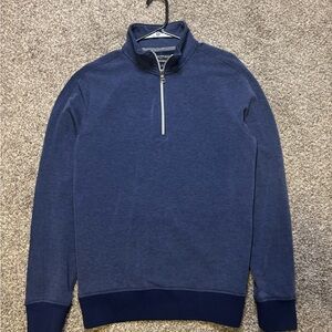 Banana Republic Polartec 1/4 Zip Pullover Sweater Fleece Sweatshirt Blue Medium